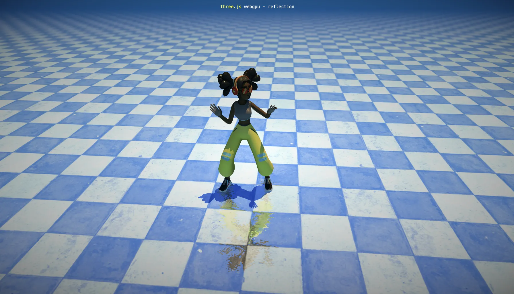 Three.js WebGPU reflections