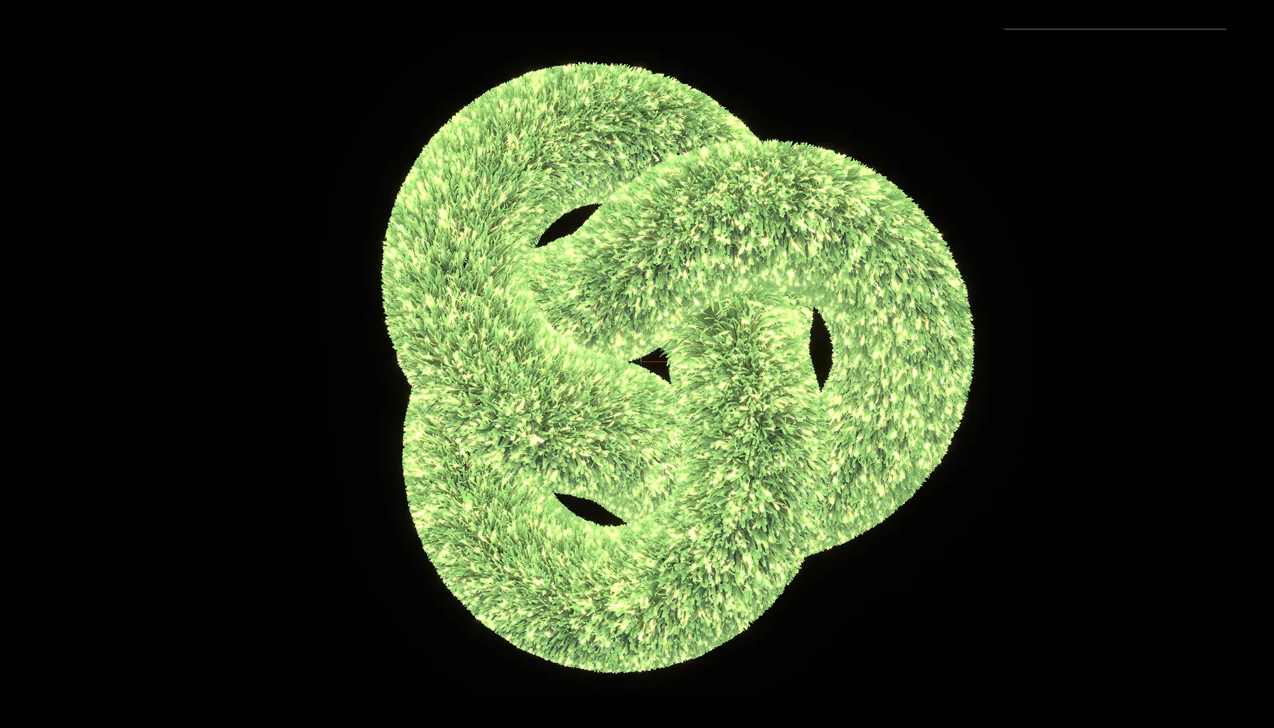 Grass moving with WebGPU-based physics animation