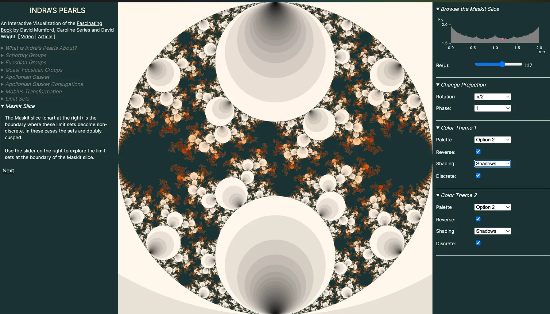 Exploring Indra’s Pearls with WebGPU