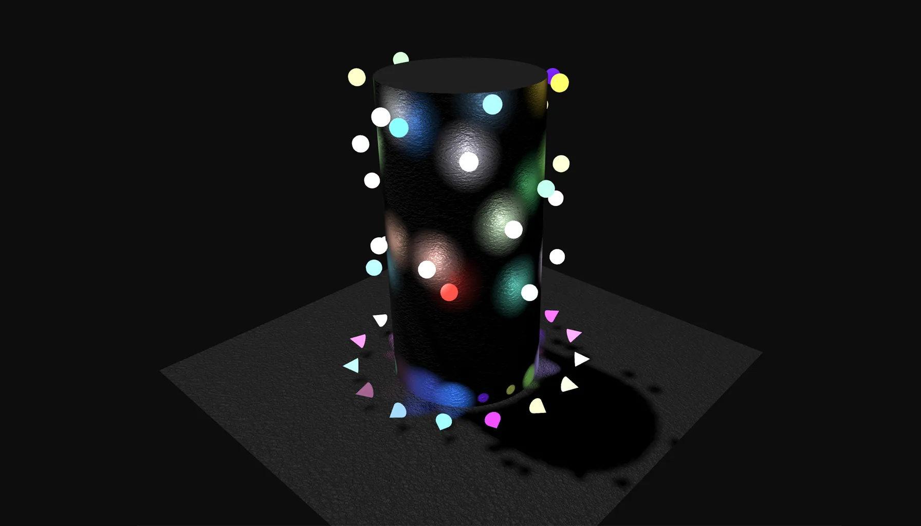 PlayCanvas HDR demo running with vibrant colors and realistic lighting on WebGPU